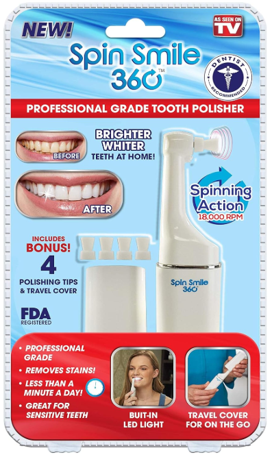 SPIN SMILE 360 – PROFESIONALNI POLIRER ZA ZUBE SA LED SVJETLOM ✨🦷