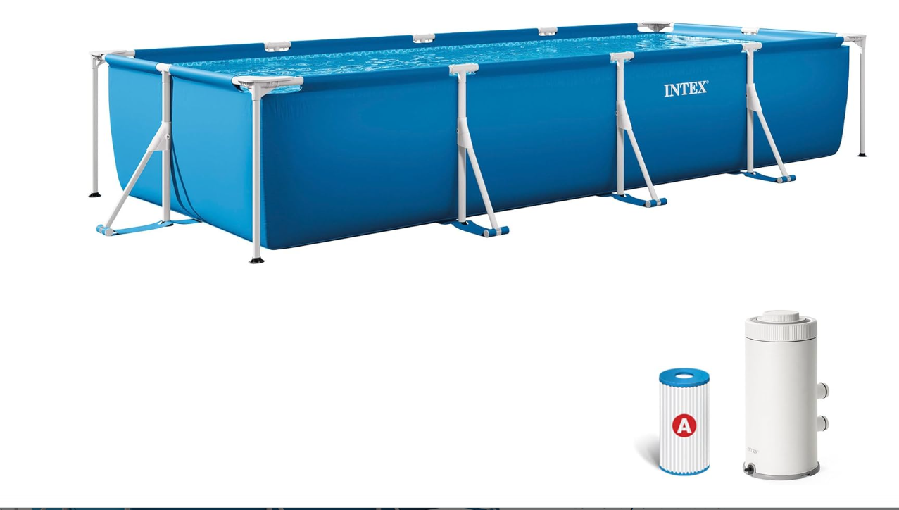 INTEX BAZEN SA METALNOM KONSTRUKCIJOM 450 x 220 x 84 cm 🏊♂️💦