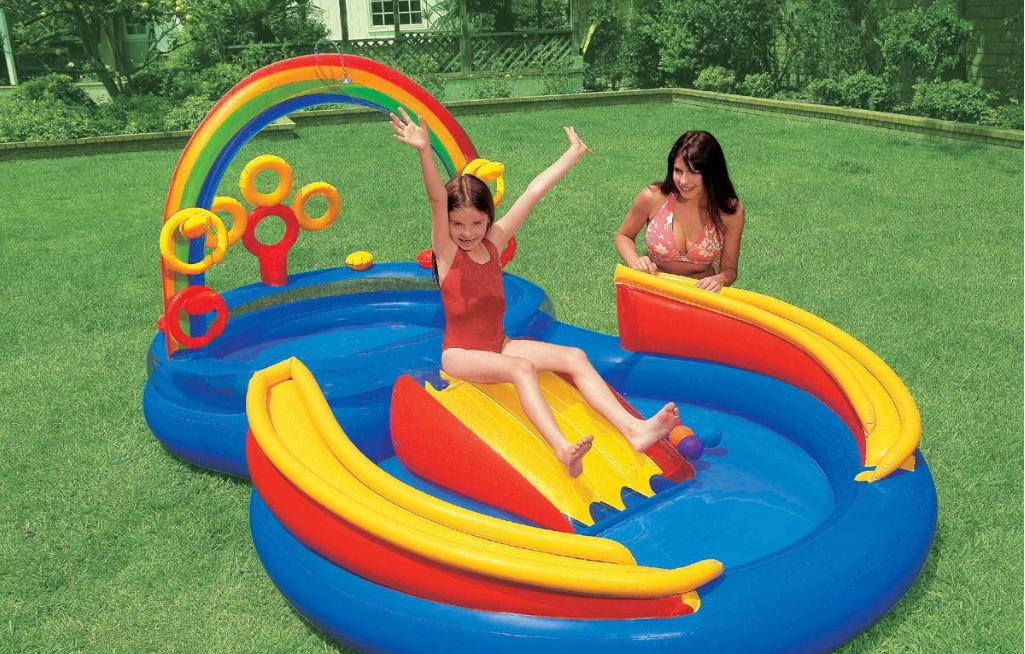 INTEX DJEČIJI RAINBOW RING WATER PLAY CENTER 🌈💦🏝️