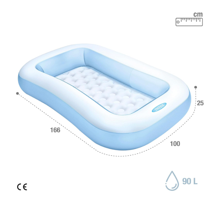 MINIEXPLORER DJEČIJI NAPUHANI BAZEN 165 x 99 x 25 cm 👶💦🏊♂️