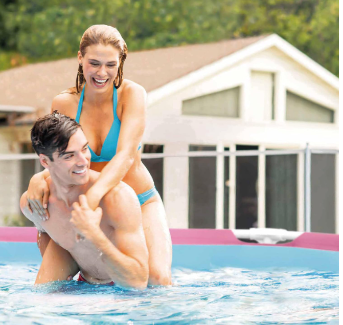INTEX METAL FRAME BAZEN 244 x 76 cm (ROZA) 🏊♀️💖💦
