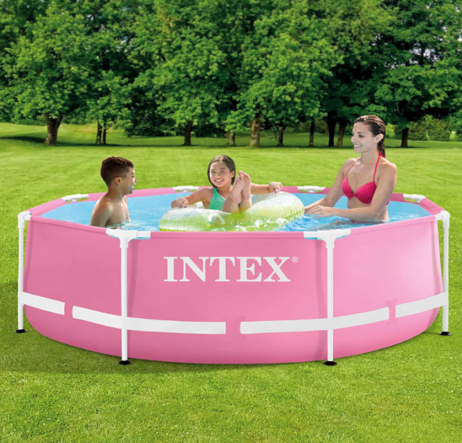 INTEX METAL FRAME BAZEN 244 x 76 cm (ROZA) 🏊♀️💖💦