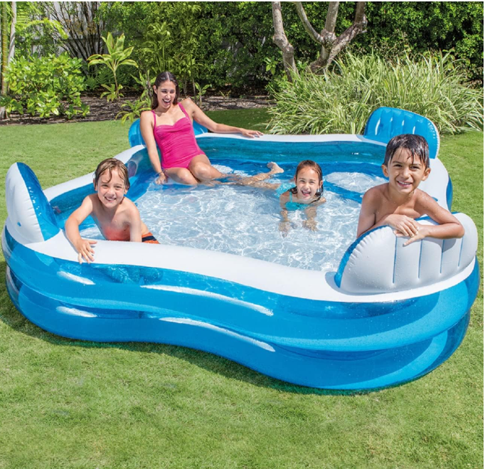 INTEX SWIM CENTER PORODIČNI LOUNGE BAZEN 229 x 229 x 66 cm 🏊♂️💦🔥