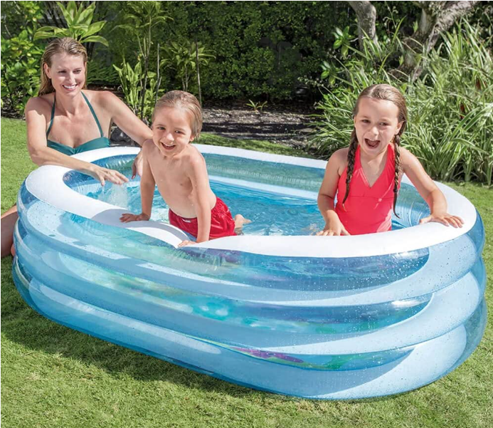 DJEČIJI NAPUHANI BAZEN 163 x 107 x 46 cm 👶💦🏊♂️