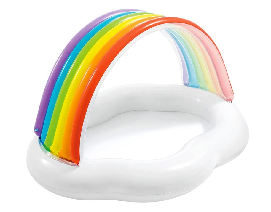 TOYSHINE DJEČIJI NAPUHANI BAZEN DUGA SA SJENILOM 🌈👶💦