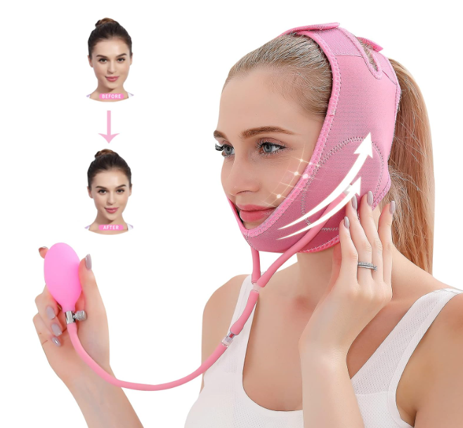 FACE SLIMMING STRAP – V-LINE MASAŽER ZA LICE 💆♀️💖✨
