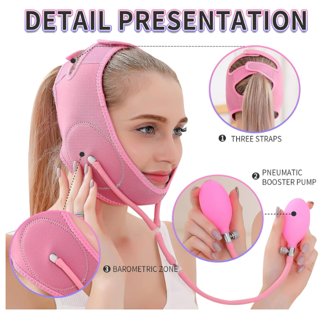 FACE SLIMMING STRAP – V-LINE MASAŽER ZA LICE 💆♀️💖✨