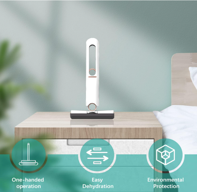 🧽 PORTABLE SELF-SQUEEZING MOP – ČIŠĆENJE BEZ PRLJAVIH RUKU! ✨