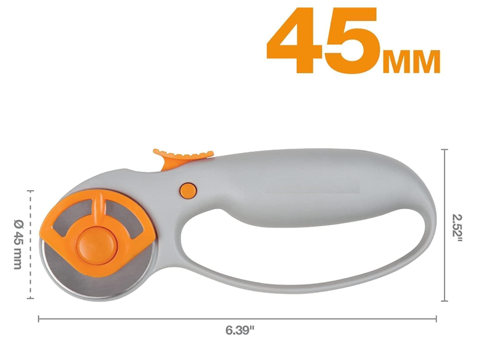 ✂️ 45MM ROTACIONI REZAČ ZA TKANINU – PROFESIONALNA PRECIZNOST U SVAKOM REZU 🧵