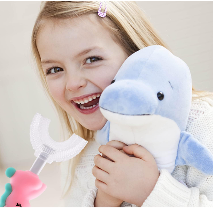 🦷 DJEČIJA U-SHAPE ČETKICA ZA ZUBE – ZABAVNO I LAKŠE PRANJE ZUBIĆA! 🌈✨