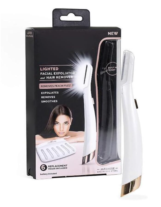 ✨ LED DERMAPLANING UREĐAJ ZA LICE – GLATKA KOŽA BEZ “PEACH FUZZ” DLAČICA 💖
