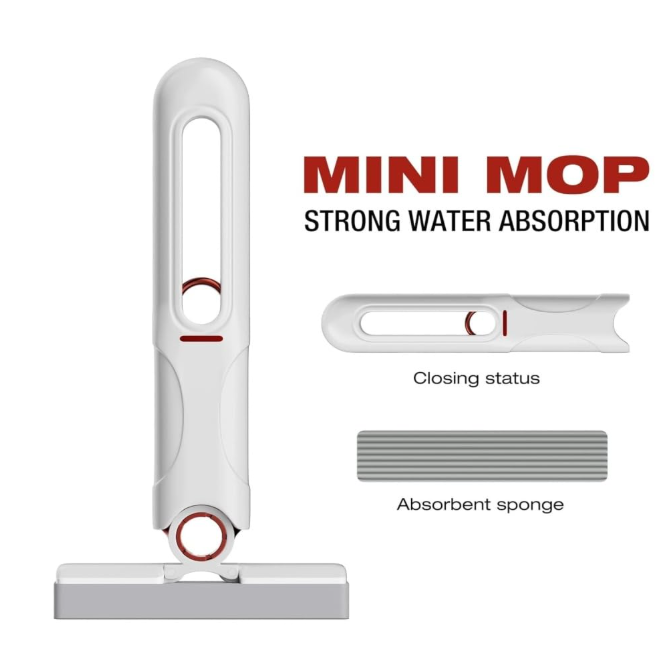 Mini Samocijedeći Mop 180° – Za Mokro i Suho Čišćenje