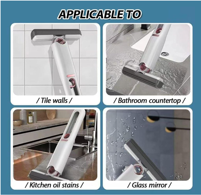 Mini Samocijedeći Mop 180° – Za Mokro i Suho Čišćenje