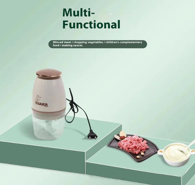 🔥 MINI ELEKTRIČNA SJECKALICA I BLENDER – MALI UREĐAJ, OGROMNA POMOĆ U KUHINJI!