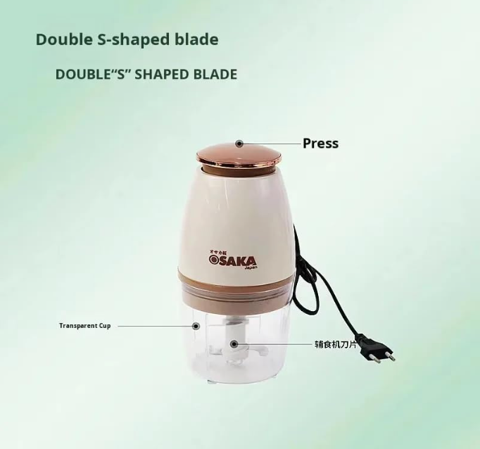 🔥 MINI ELEKTRIČNA SJECKALICA I BLENDER – MALI UREĐAJ, OGROMNA POMOĆ U KUHINJI!