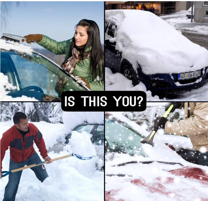 ❄️☀️ ZAŠTITNA NAVLAKA ZA VJETROBRANSKO STAKLO – 4 SLOJA – 145 × 100 CM