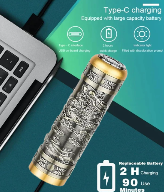 MINI ELEKTRIČNI BRIJAČ 3D – SAVRŠENO BRIJANJE BILO KADA I BILO GDJE! ⚡🔥