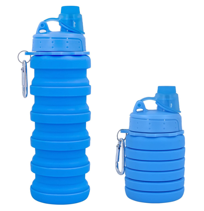 🔥 SKLOPIVA SILIKONSKA BOCA ZA VODU 500 ML – MAKSIMALNA PRAKTIČNOST, MINIMALNO PROSTORA! 💧🏕️