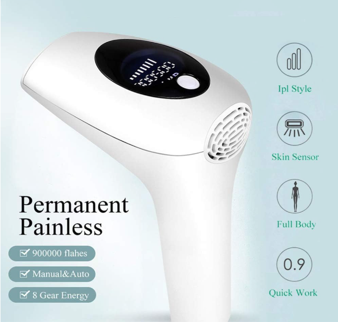 🔥 PROFESIONALNI IPL FOTOEPILATOR – 900.000 BLJESKOVA, 8 NIVOA JAČINE I DUGOTRAJNO SMANJENJE DLAČICA! ✨