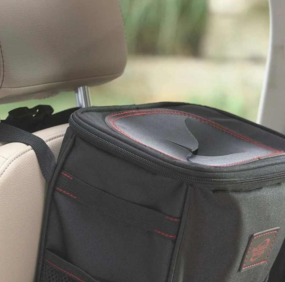 🔥 VODOOTPORNA KANTA ZA SMEĆE ZA AUTOMOBIL – BACKSEAT BUTLER 2U1 ORGANIZATOR! 🚗