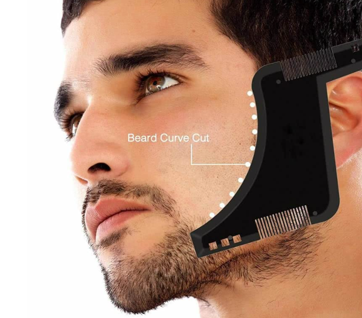 🔥 PROFESIONALNI ŠABLON ZA OBLIKOVANJE BRADE – LIGHTNING BEARD STYLING COMB NO. 4! 💈⚡