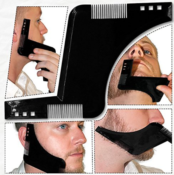 🔥 PROFESIONALNI ŠABLON ZA OBLIKOVANJE BRADE – LIGHTNING BEARD STYLING COMB NO. 4! 💈⚡
