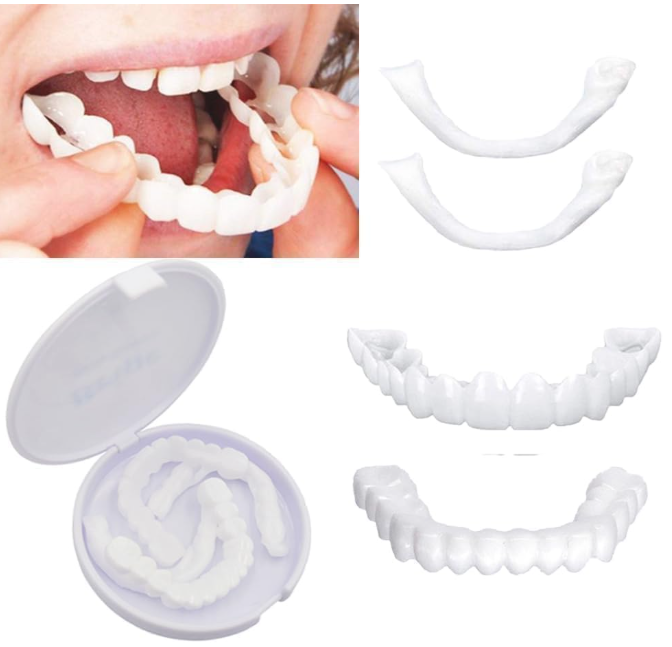 😁 INSTANT PERFECT SMILE – KOZMETIČKE NAVLAKE ZA ZUBE 2U1, GORNJA I DONJA VILICA! ✨🦷