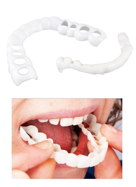 😁 INSTANT PERFECT SMILE – KOZMETIČKE NAVLAKE ZA ZUBE 2U1, GORNJA I DONJA VILICA! ✨🦷