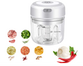 🔥 MINI ELEKTRIČNA SJECKALICA 250 ML – 3 OŠTRICE OD NEHRĐAJUĆEG ČELIKA! 🧄🥕