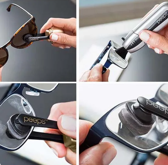 👓 MINI ČISTAČ ZA NAOČALE 2U1 – SAVRŠENO ČISTA STAKLA BEZ OTISAKA I PRAŠINE! ✨