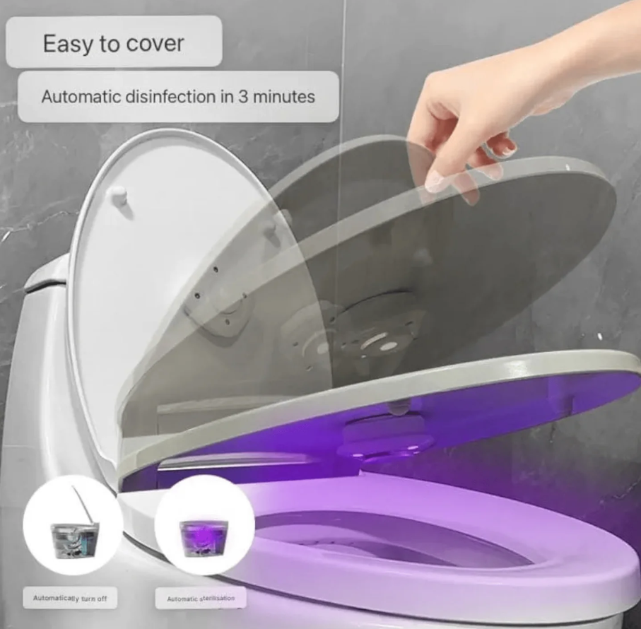 🚽 LED NOĆNO SVJETLO ZA WC ŠOLJU – AUTOMATSKO PALJENJE NA POKRET! 💜