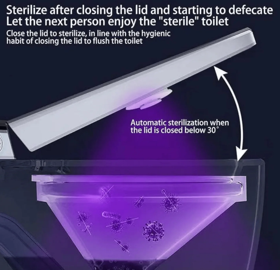🚽 LED NOĆNO SVJETLO ZA WC ŠOLJU – AUTOMATSKO PALJENJE NA POKRET! 💜