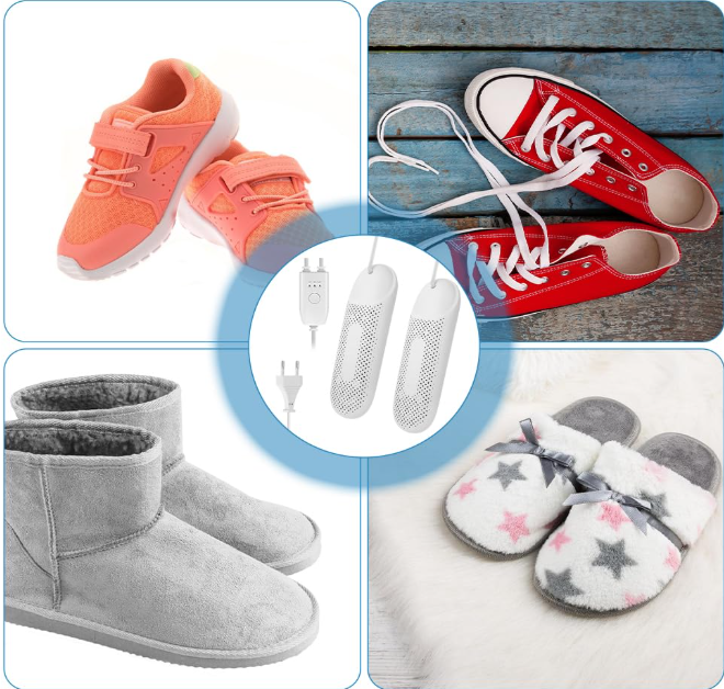 👟 ELEKTRIČNI SUŠAČ OBUĆE 360° – 3 REŽIMA RADA – AUTOMATSKI TIMER 4/8/12 SATI!