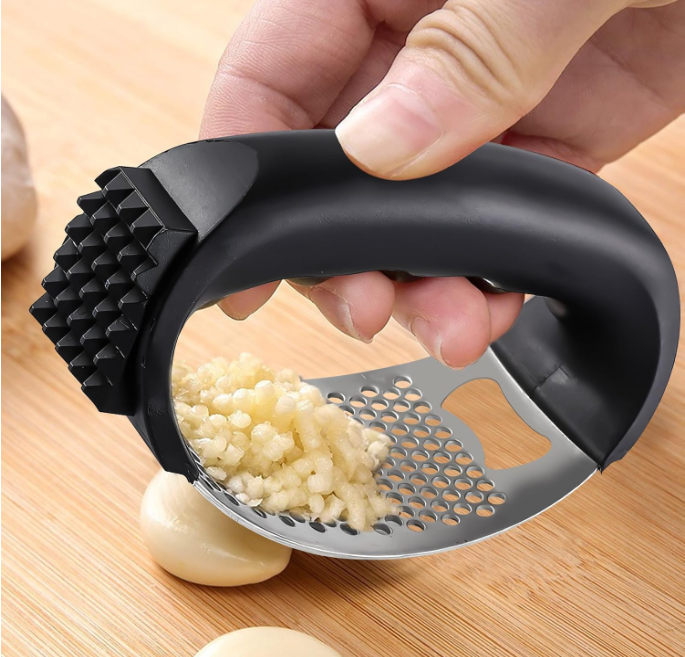 🧄 INOX PRESA ZA BIJELI LUK 2U1 – GNJEČILICA ZA ČEŠNJAK + OTVARAČ ZA FLAŠE!