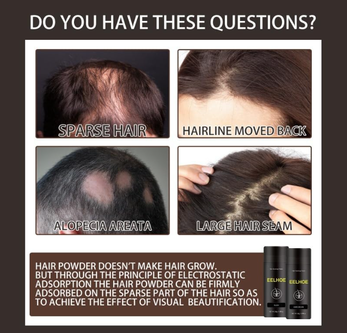 🔥 INSTANT PRAH ZA ZGUŠNJAVANJE KOSE – PREKRIJTE RIJETKA MJESTA I ĆELAVE DIJELOVE ZA SAMO NEKOLIKO SEKUNDI! 💇♂️💇♀️