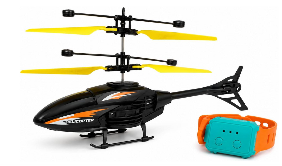 🚁 PAMETNI HELIKOPTER SA SATOM ZA UPRAVLJANJE POKRETIMA RUKE – LED SVJETLA I PUNJIVA BATERIJA! ⌚🔥