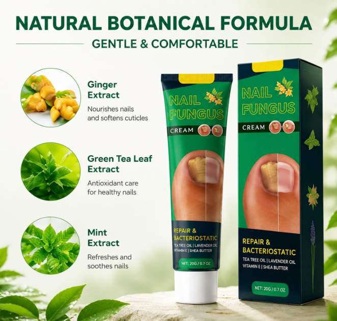 🍄 KREMA PROTIV GLJIVICA NA NOKTIMA – ZA NOKTE NA RUKAMA I NOGAMA | BILJNA FORMULA ZA OŠTEĆENE, ZADEBLJALE I PROMIJENJENE NOKTE!