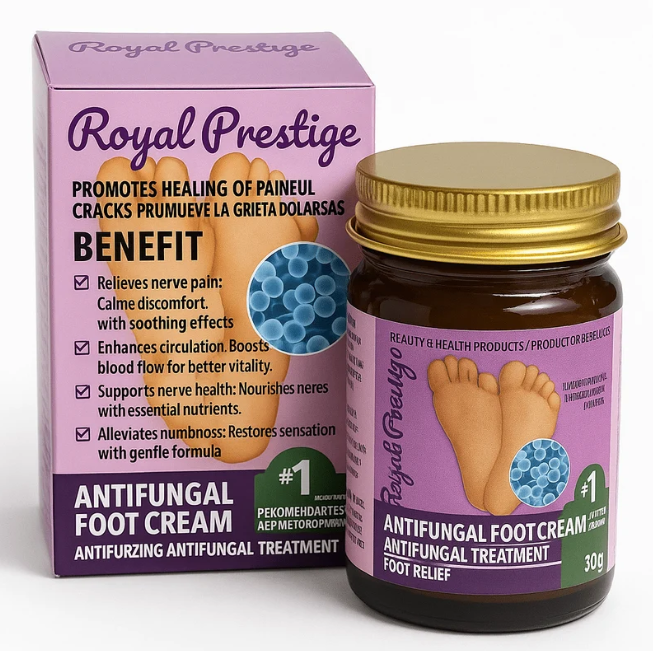 🦶 ROYAL PRESTIGE ANTIFUNGAL FOOT CREAM – ANTIGLJIVIČNA KREMA ZA STOPALA