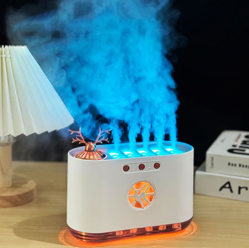 🌈 DINAMIČKI AROMA DIFUZER SA LED RASVJETOM – SVJETLA KOJA PLEŠU U RITMU MUZIKE! 🎶💨