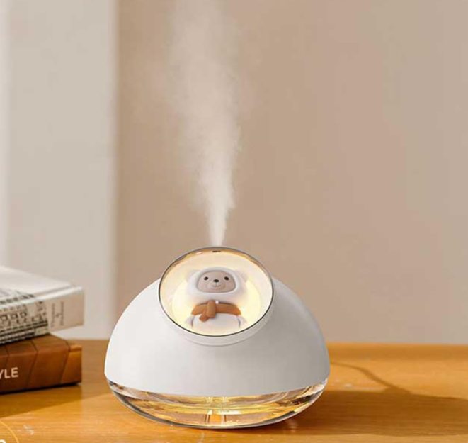 🐼 PANDA MINI OVLAŽIVAČ ZRAKA SA LED RASVJETOM – 160 ML | 7 BOJA, USB NAPAJANJE I AUTOMATSKO GAŠENJE! 🌈💨
