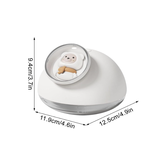🐼 PANDA MINI OVLAŽIVAČ ZRAKA SA LED RASVJETOM – 160 ML | 7 BOJA, USB NAPAJANJE I AUTOMATSKO GAŠENJE! 🌈💨