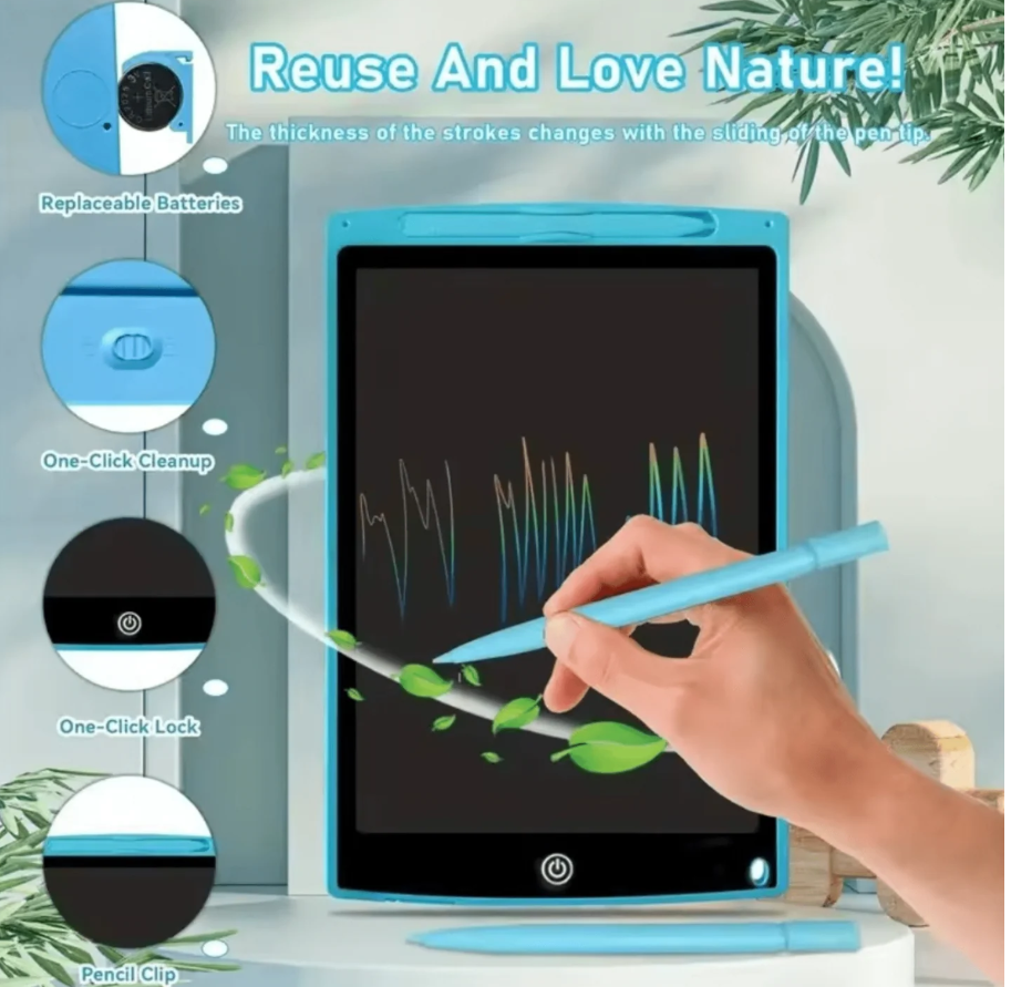 ✍️ LCD TABLET ZA PISANJE I CRTANJE 8,5 INČA – DIGITALNA TABLA ZA DJECU I ODRASLE! 🎨📚