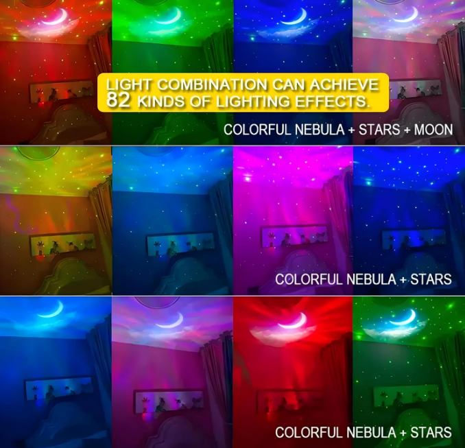🚀🌌 ASTRONAUT GALAXY PROJECTOR 5U1 – PROJEKTOR ZVJEZDANOG NEBA, MJESECA I GALAKSIJE SA BLUETOOTH ZVUČNIKOM!