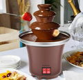 🍫⛲ ELEKTRIČNA ČOKOLADNA FONTANA NA 3 NIVOA – ČOKOLADNI VODOPAD ZA ZABAVE, ROĐENDANE I PROSLAVE!
