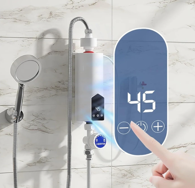 🔥🚿 PROTOČNI ELEKTRIČNI BOJLER 5500W – INSTANT TOPLA VODA, DIGITALNI LED DISPLEJ I DALJINSKO UPRAVLJANJE!