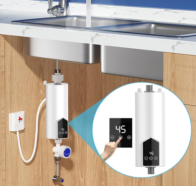 🔥🚿 PROTOČNI ELEKTRIČNI BOJLER 5500W – INSTANT TOPLA VODA, DIGITALNI LED DISPLEJ I DALJINSKO UPRAVLJANJE!