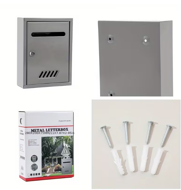 📮🔐 ZIDNA KUTIJA ZA POSTU – PRAKTIČNA KUTIJA S OTVOROM ZA ZAKLJUČAVANJE!