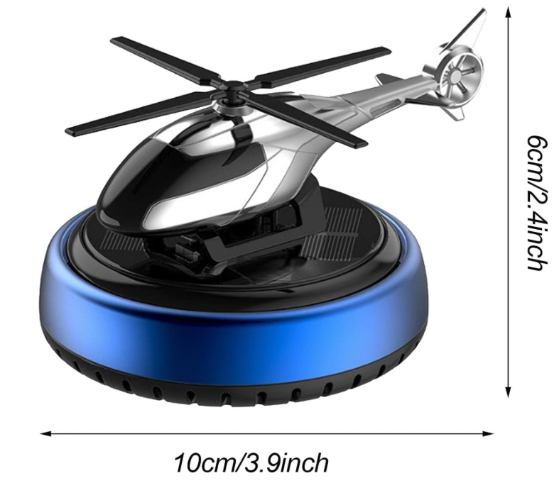 🚁☀️ SOLARNI OSVJEŽIVAČ ZRAKA ZA AUTOMOBIL U OBLIKU HELIKOPTERA – ROTIRAJUĆA PROPELA, AROMA DIFUZER I LUKSUZNI DIZAJN!
