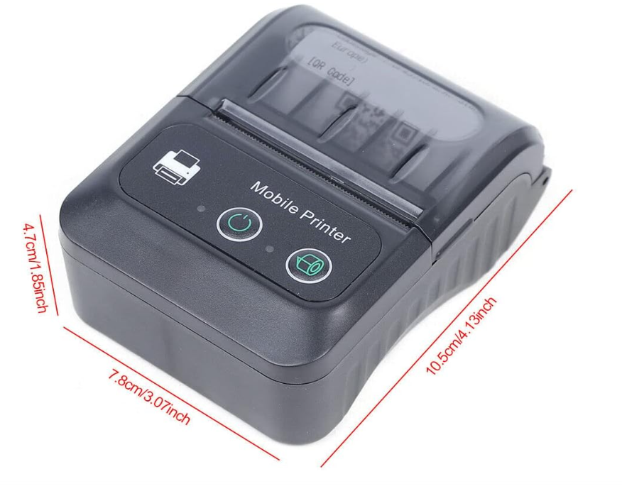 🖨️🔥 MINI BLUETOOTH TERMO PRINTER – BEŽIČNI ŠTAMPAČ RAČUNA, 48 MM, USB PUNJENJE, ANDROID I iOS!