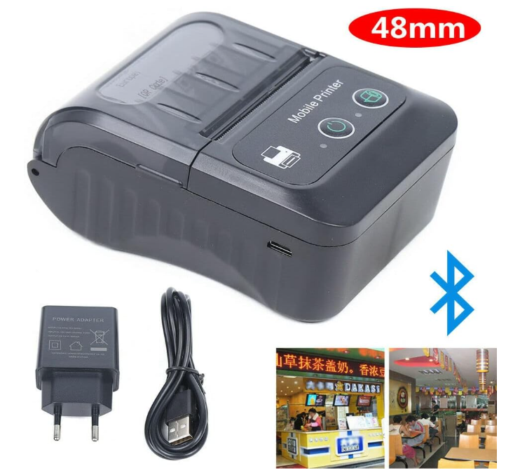 🖨️🔥 MINI BLUETOOTH TERMO PRINTER – BEŽIČNI ŠTAMPAČ RAČUNA, 48 MM, USB PUNJENJE, ANDROID I iOS!
